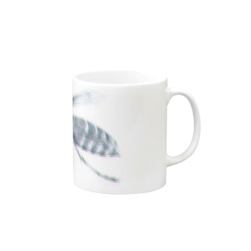 ✞如月 吐✞ のBw Mug :right side of the handle