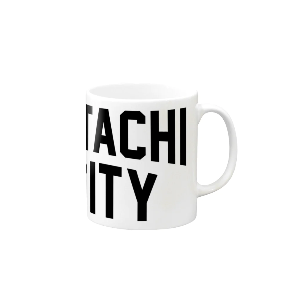 JIMOTO Wear Local Japanの日立市 HITACHI CITY Mug :right side of the handle