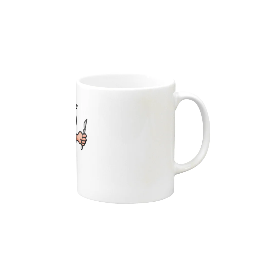 costcogogoのなにかとつらい女医マグカップ Mug :right side of the handle