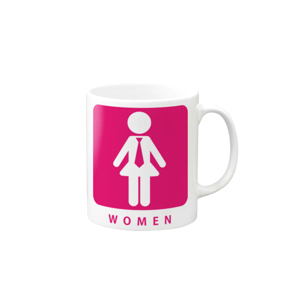 土田圭介のMEN&WOMEN Mug :right side of the handle