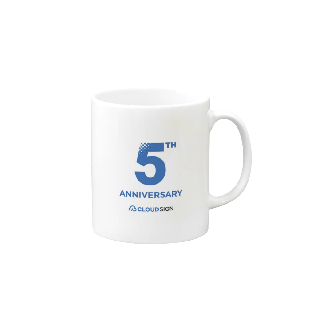 クラウドサインの[5th Anniv.]イラスト_Relax Mug :right side of the handle