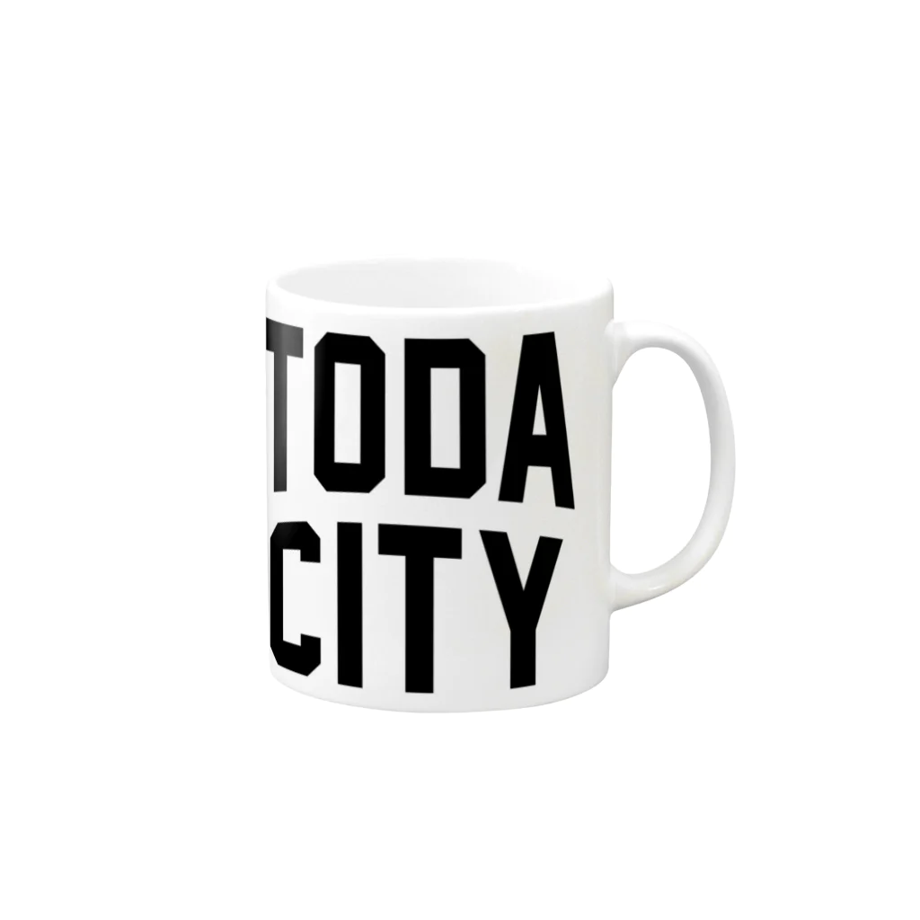 JIMOTO Wear Local Japanの戸田市 TODA CITY Mug :right side of the handle