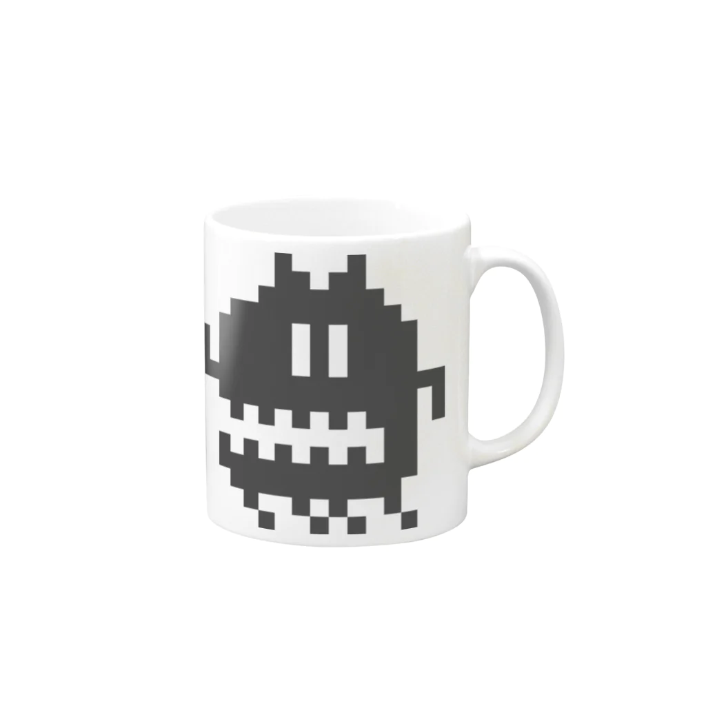 16px worldのドット絵モンスター -05 Mug :right side of the handle