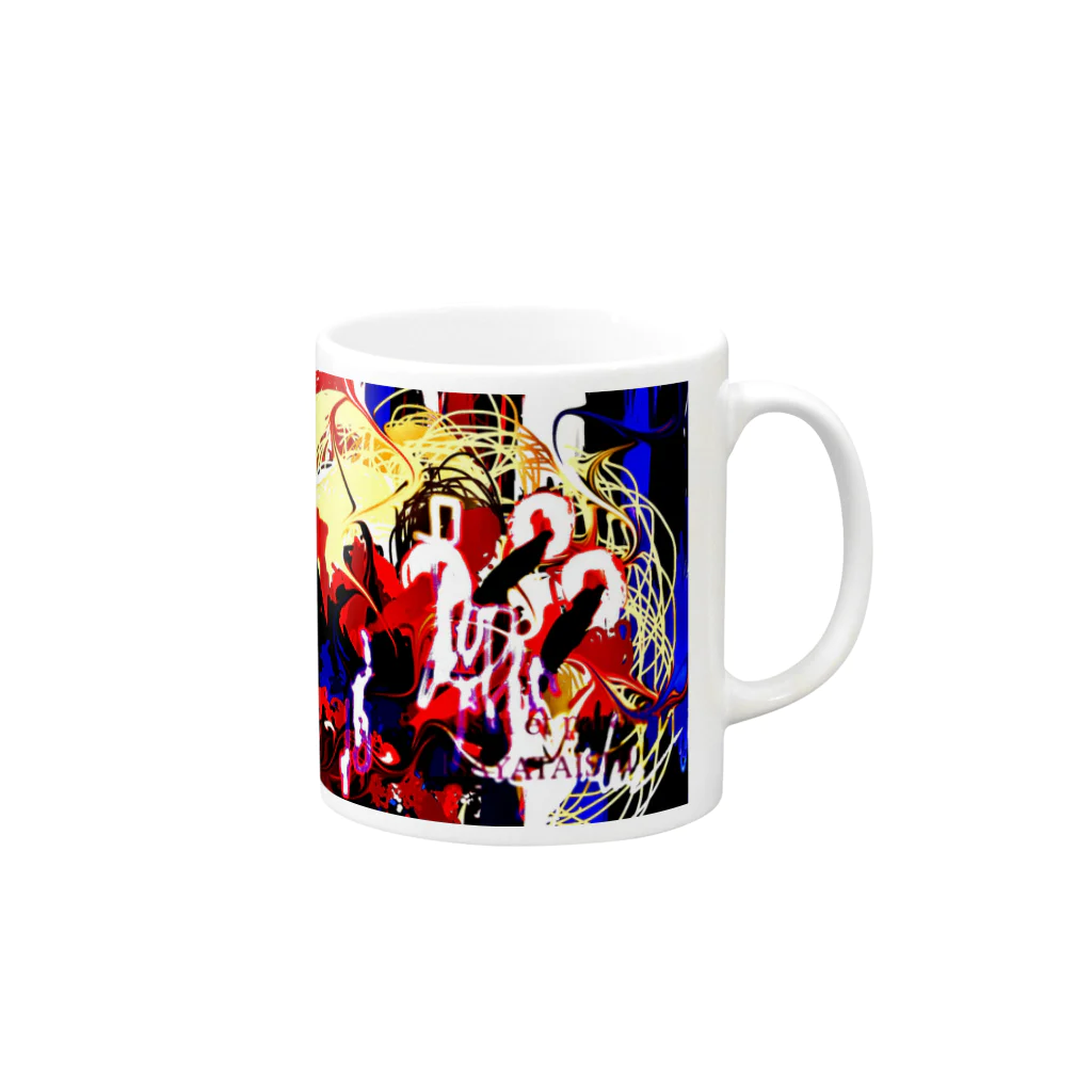 いさや 「ISAYATAISHI ヒカル薫（別名義）」OFFICIAL（138泰氏）のsksm et マグカップ Mug :right side of the handle