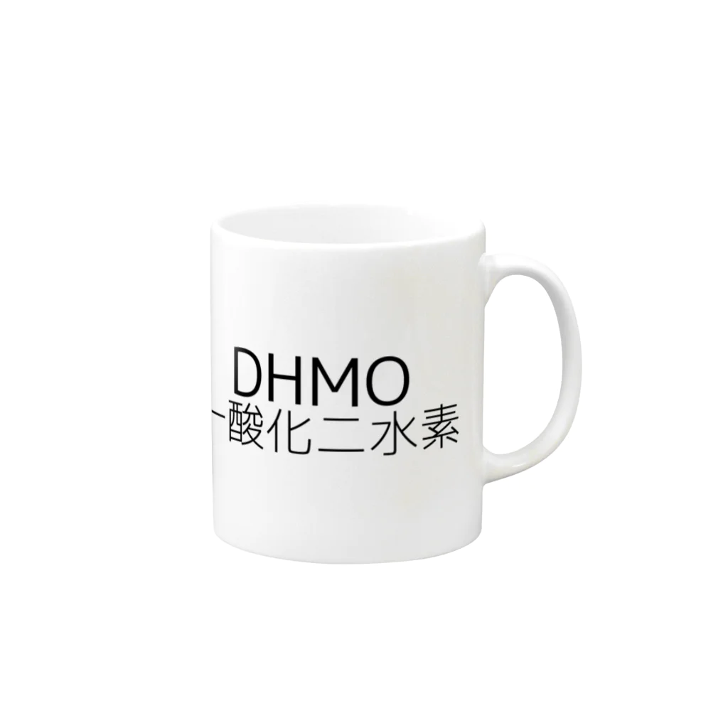 犬田猫三郎のDHMO マグカップの取っ手の右面