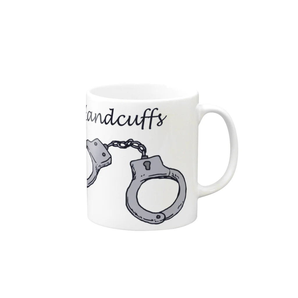 DRIPPEDのHandcuffs Mug :right side of the handle