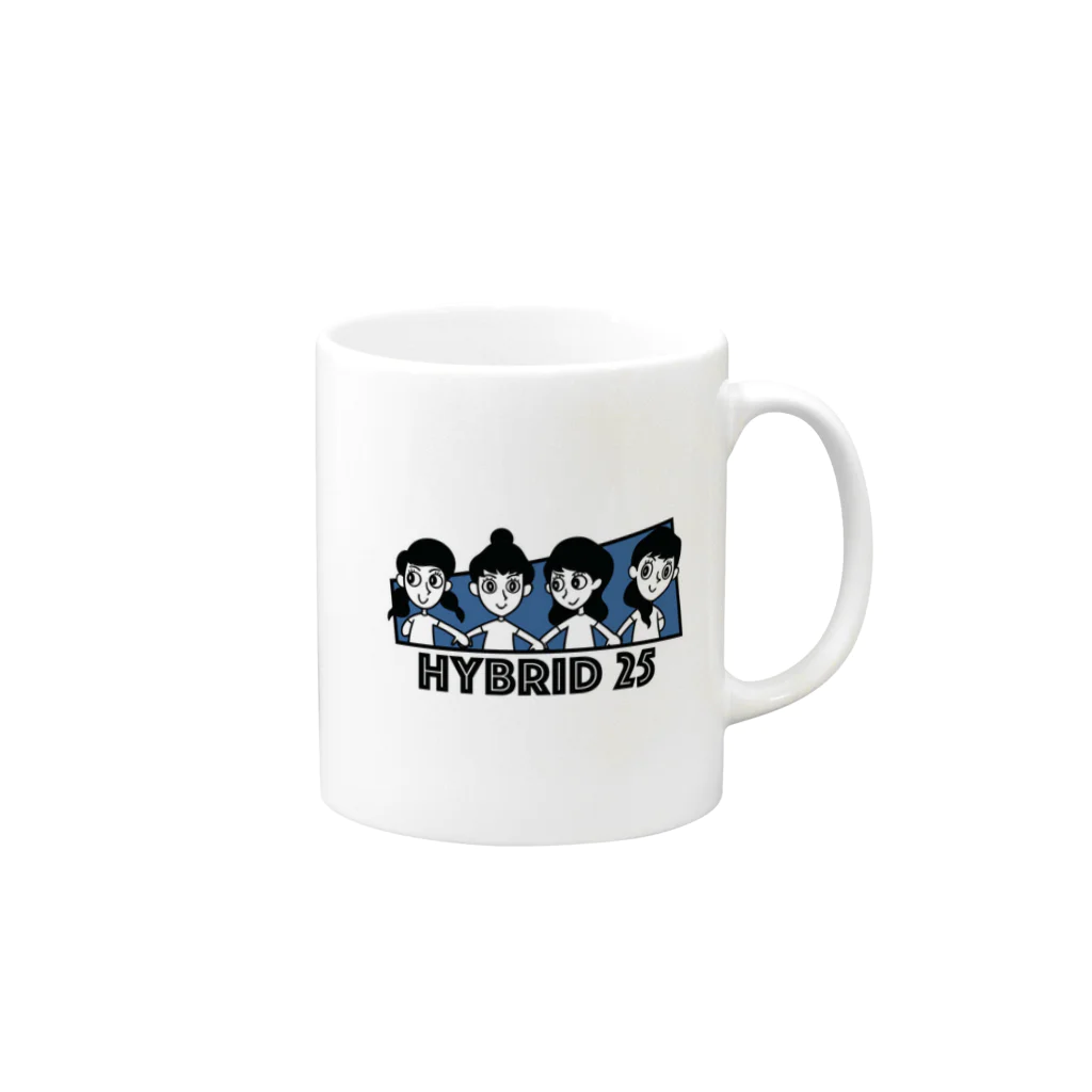 HYBRID 25のleeget ✖️HYBRID 25 Mug :right side of the handle