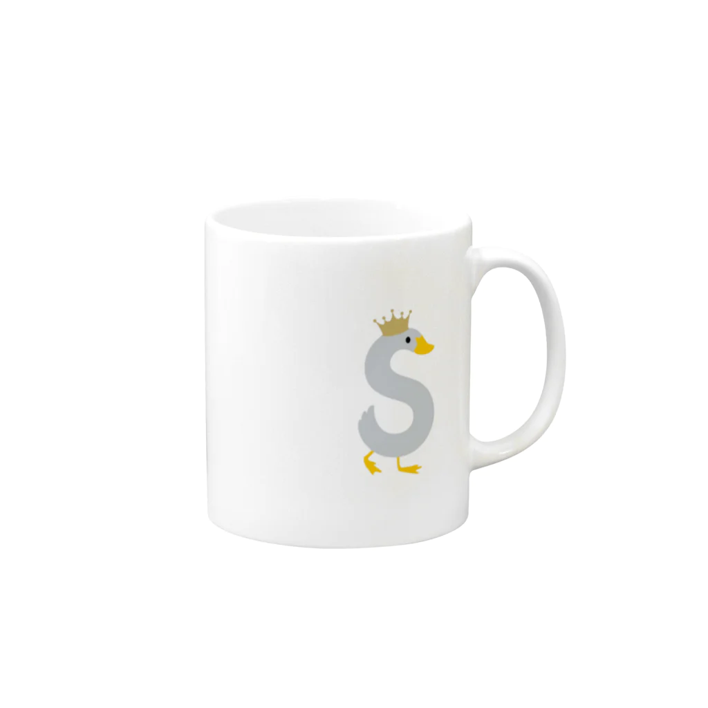 PATO STUDIOの子ガモのパトくん Mug :right side of the handle