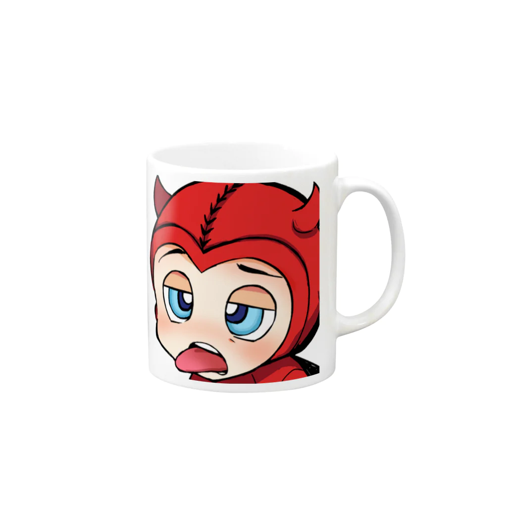 SMITE公式ストアのキューピッドグッズ Mug :right side of the handle