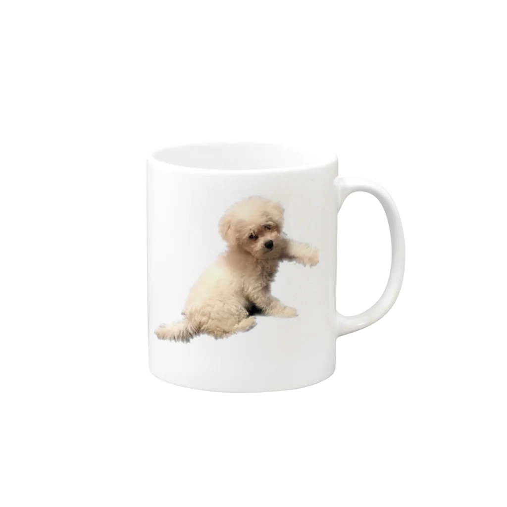 yakenohara_kinusayaの犬 Mug :right side of the handle