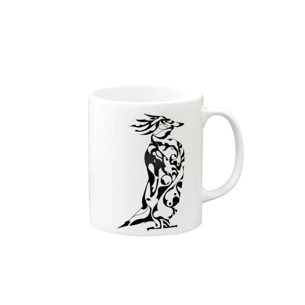 PGRUAM(ピグルアム）のPGRUAM Mug マグカップの取っ手の右面