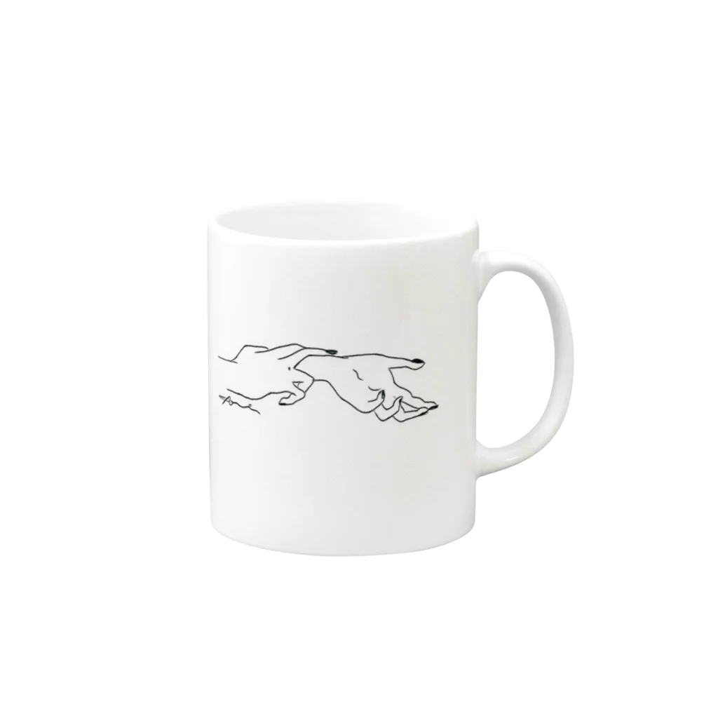 awaintoのoiostudio Mug :right side of the handle