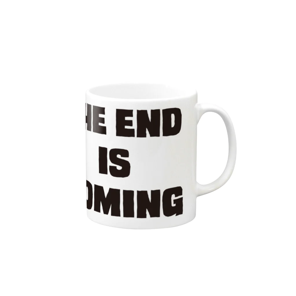 Ridiy creative designのTHE END IS COMING マグカップの取っ手の右面