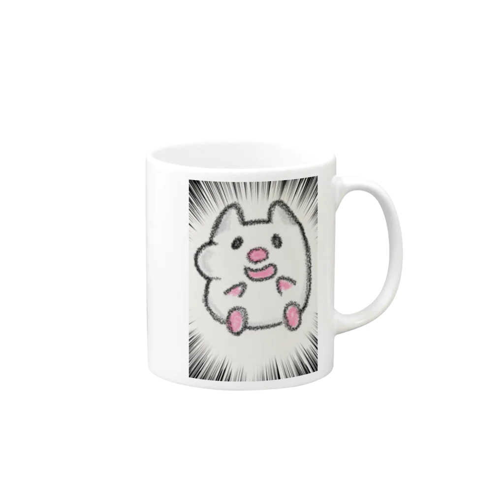 あやなぎのどどんぱどんちゃん Mug :right side of the handle