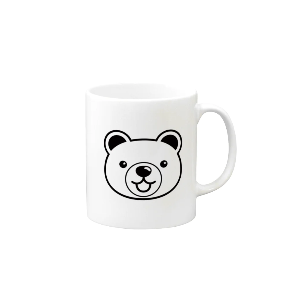 GMOビューティー株式会社のマグカップ Mug :right side of the handle