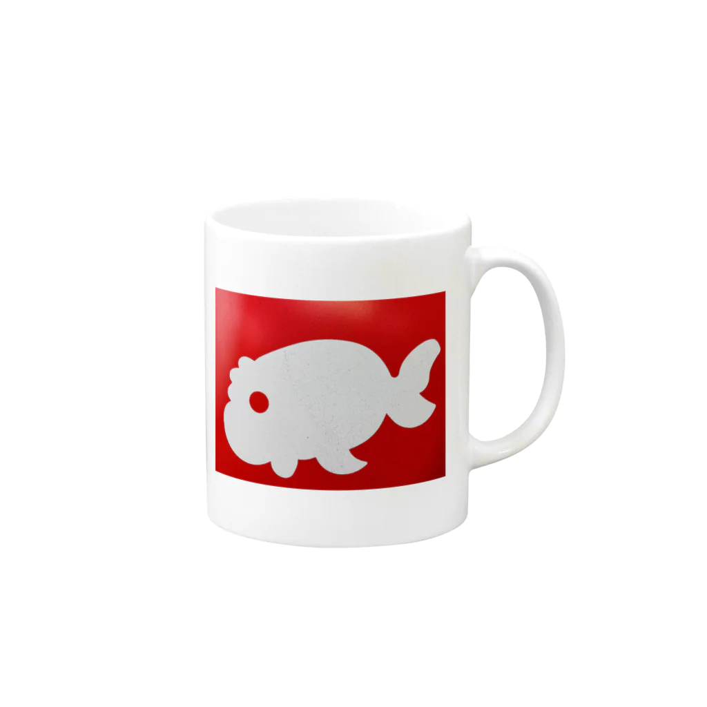 金魚一道の金魚一道オリジナル Mug :right side of the handle