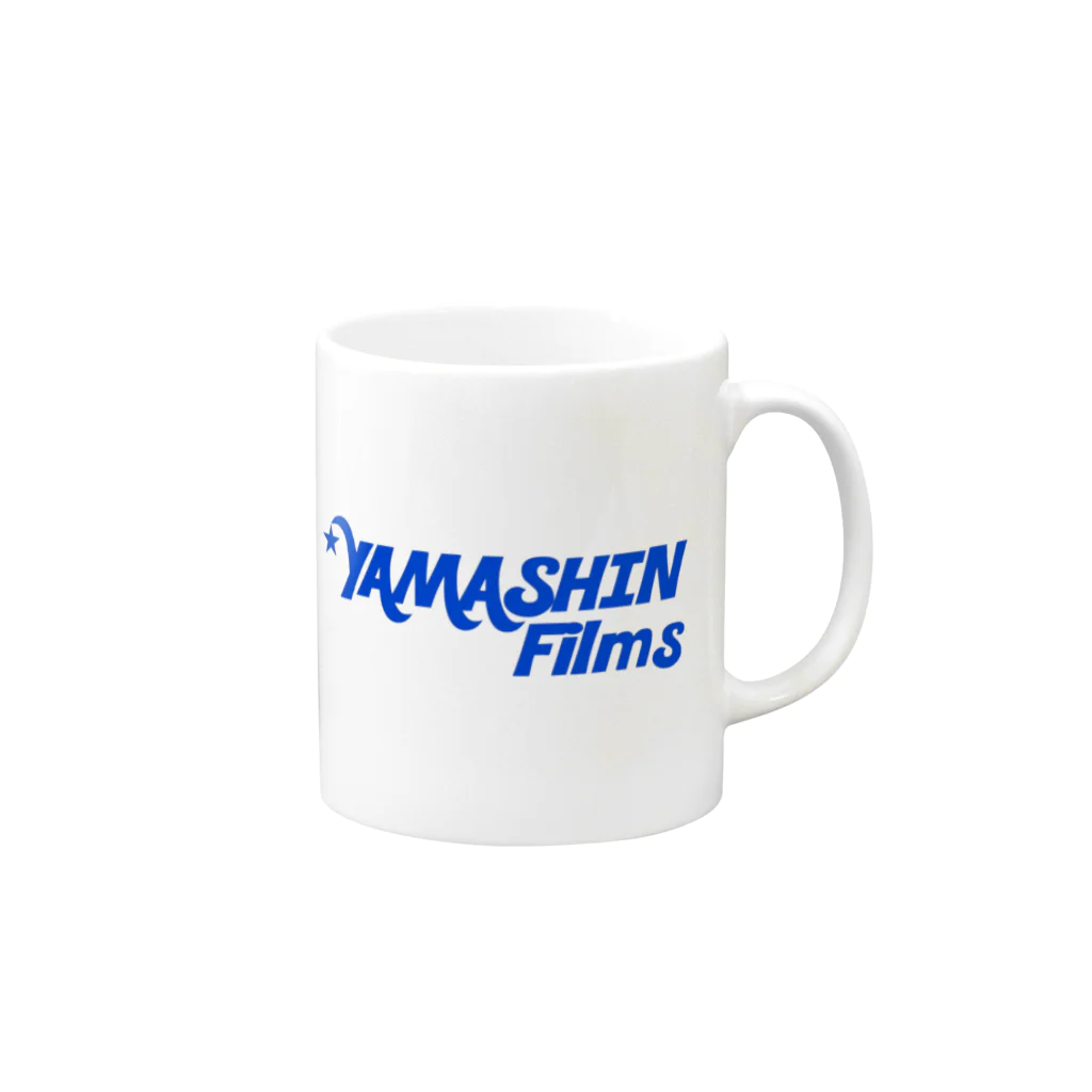 Yamashin ShopのYamashin Films(青) Mug :right side of the handle