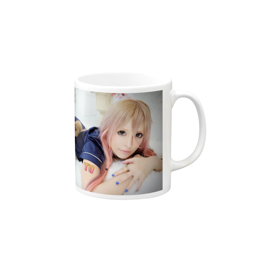 KissShot_TuuのTuuCup Mug :right side of the handle