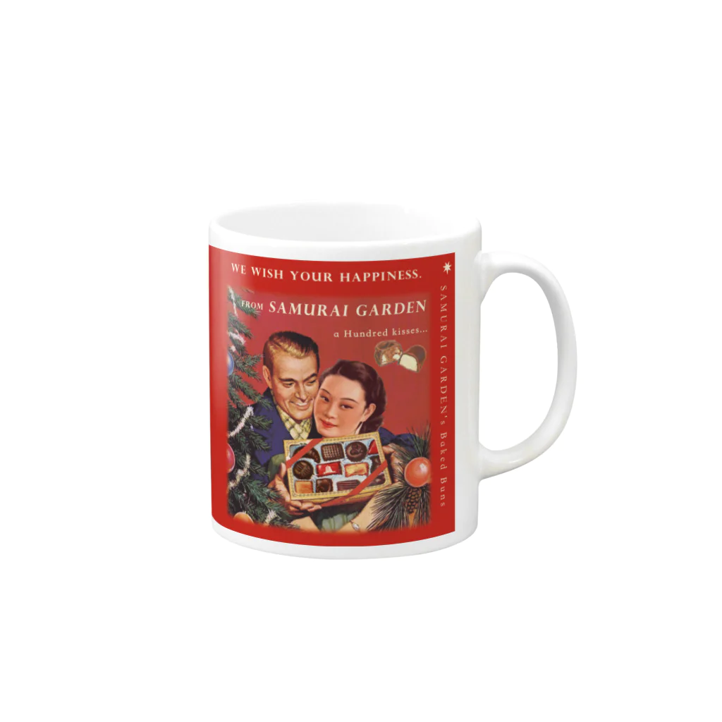 Samurai Gardenサムライガーデンの2020HOLIDAYカップ Mug :right side of the handle