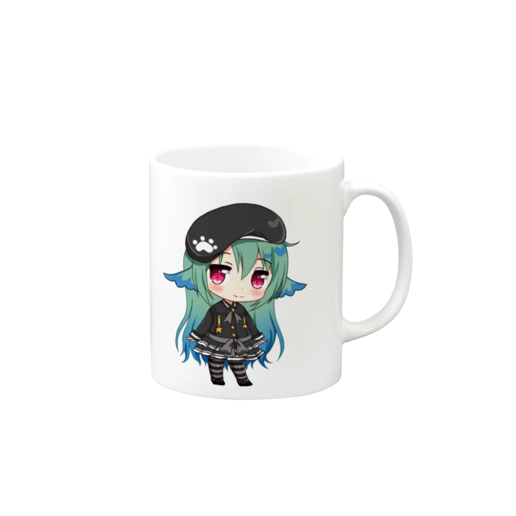 神聖マタタビア帝国購買部のロベリアちゃん（通常） Mug :right side of the handle