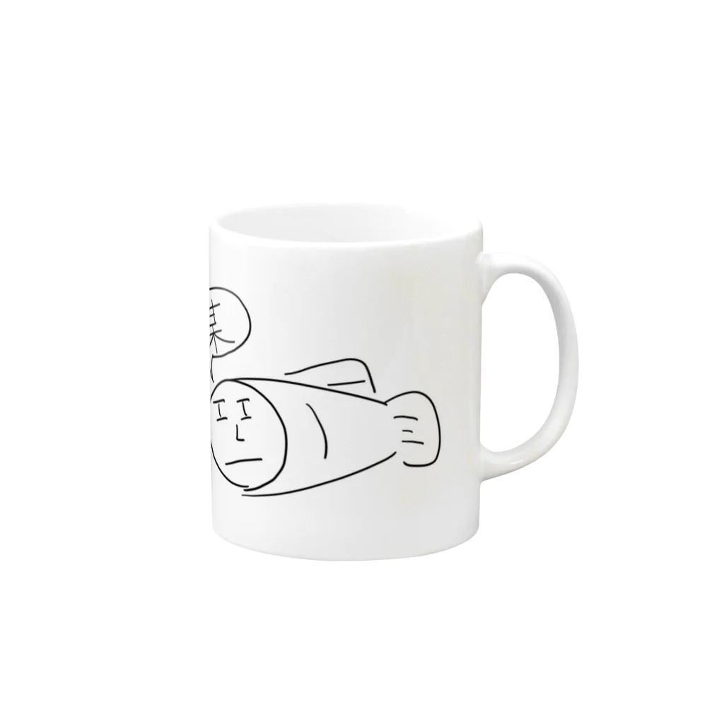 nanigasi_sanのSAKANA Mug :right side of the handle