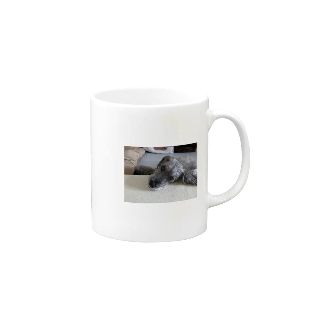 PIECE OF PEACEの愛犬シエル１８歳 Mug :right side of the handle