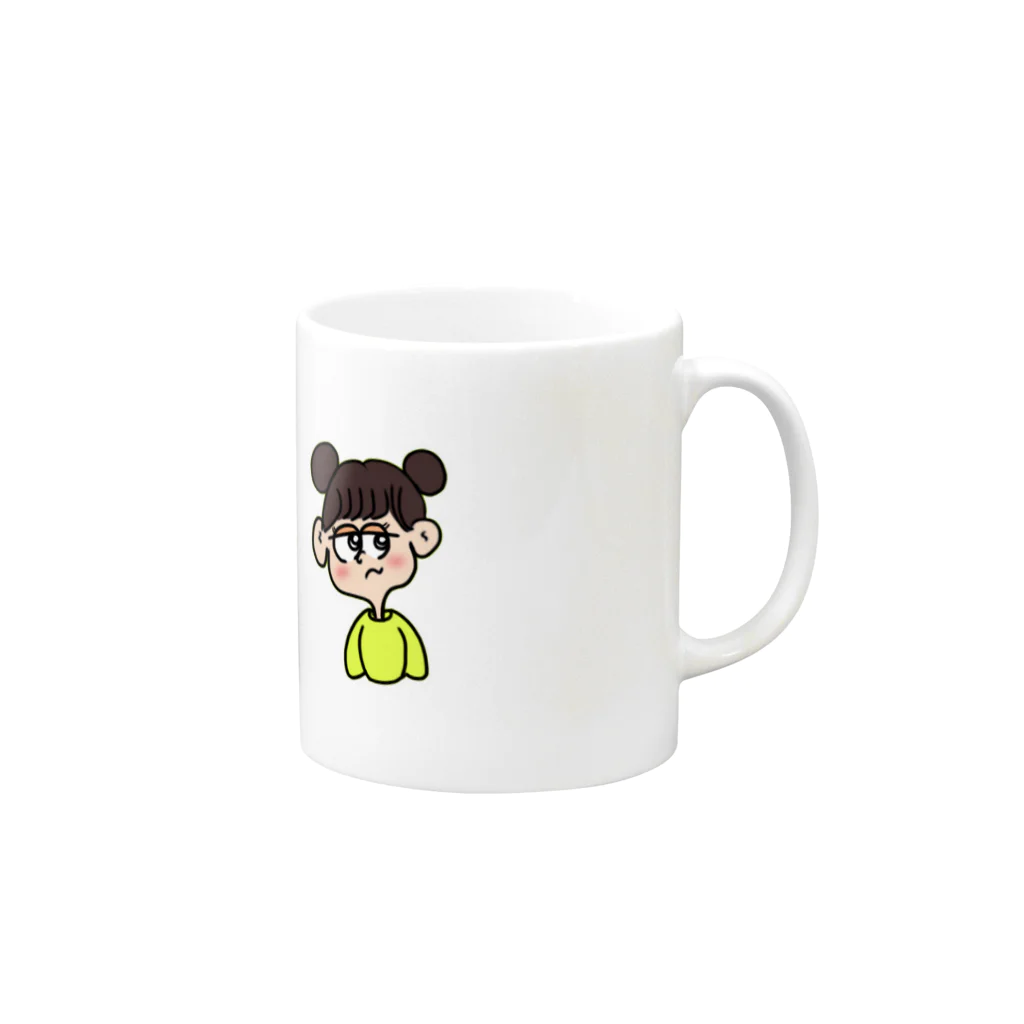 tinysのtinys Mug :right side of the handle