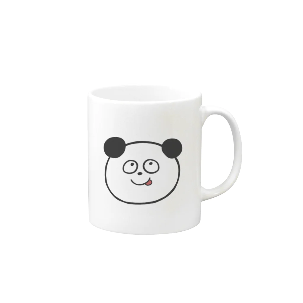 bebegoodsのぱんだくん Mug :right side of the handle