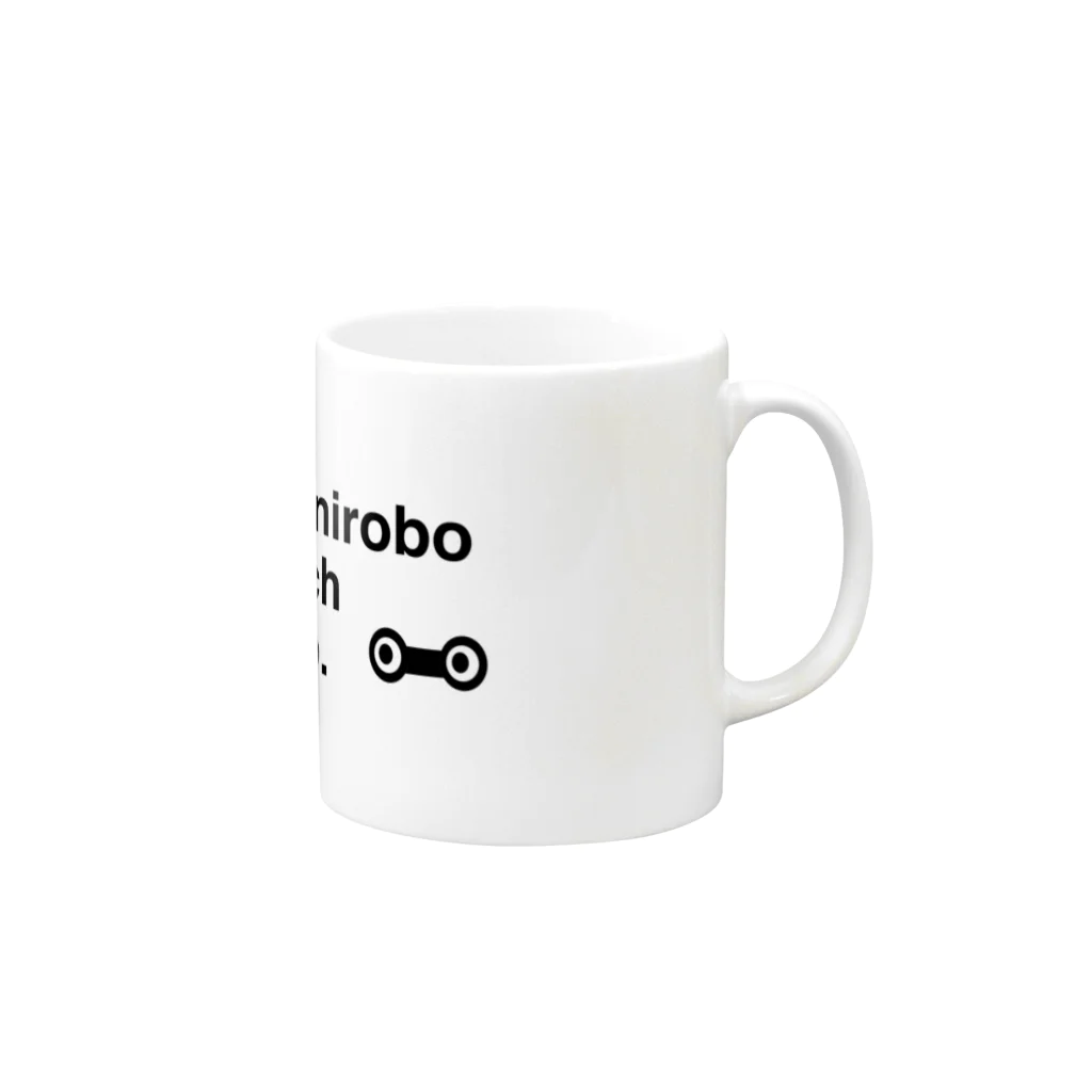 minirobo technical laboratoryのミニテク Mug :right side of the handle