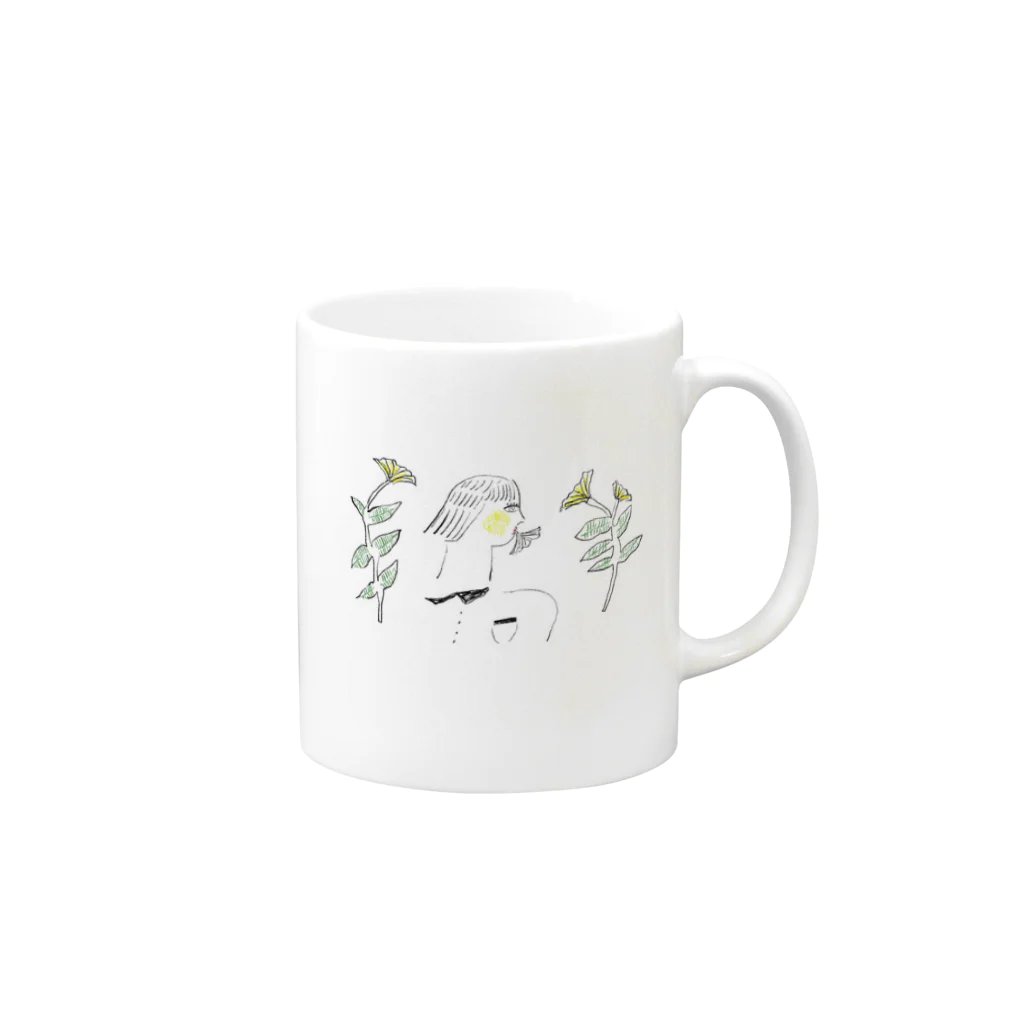 aki_ishibashiのよこしまな片想い Mug :right side of the handle