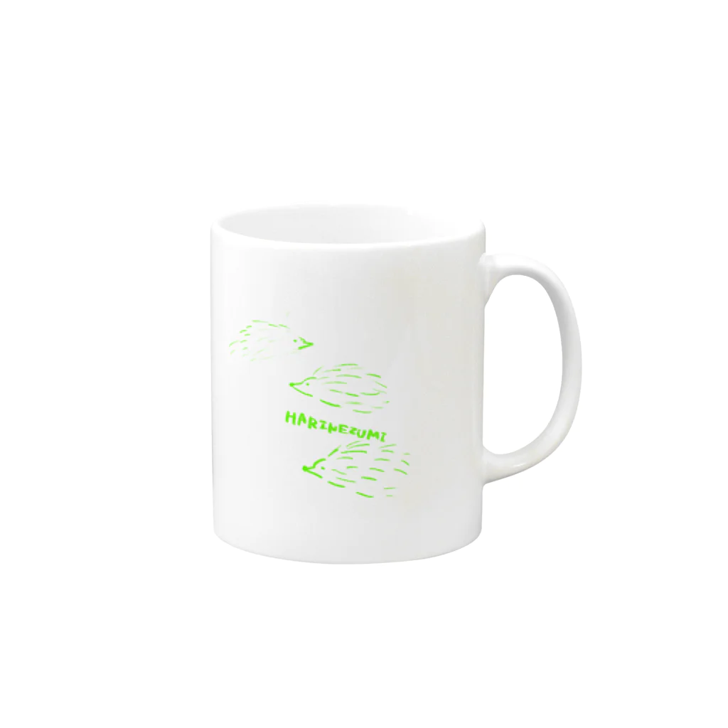 toritorikoのはりねずみ Mug :right side of the handle