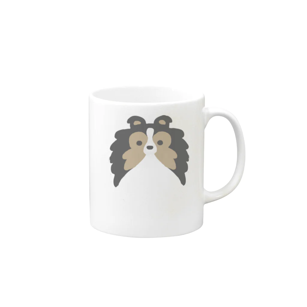 MOCUのsheltie Mug :right side of the handle