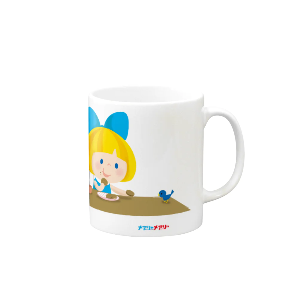 Mary&MaryのMary&Mary 女の子メアリー Mug :right side of the handle