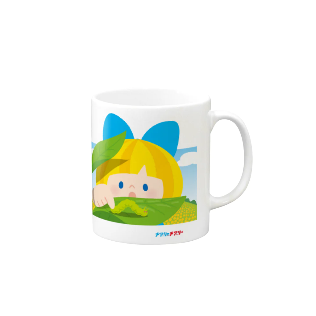 Mary&MaryのMaru&Mary 女の子メアリー Mug :right side of the handle