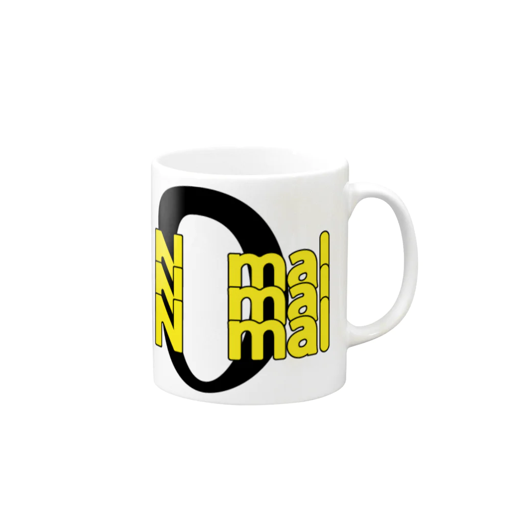 NewNomalのニューノーマル2 Mug :right side of the handle