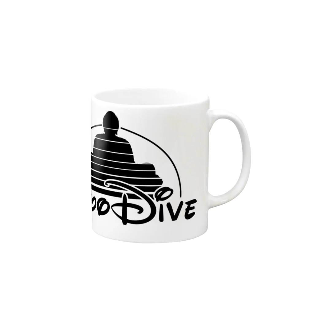 TokyoDive HIPHOPSHOPのTokyoDive Mug :right side of the handle