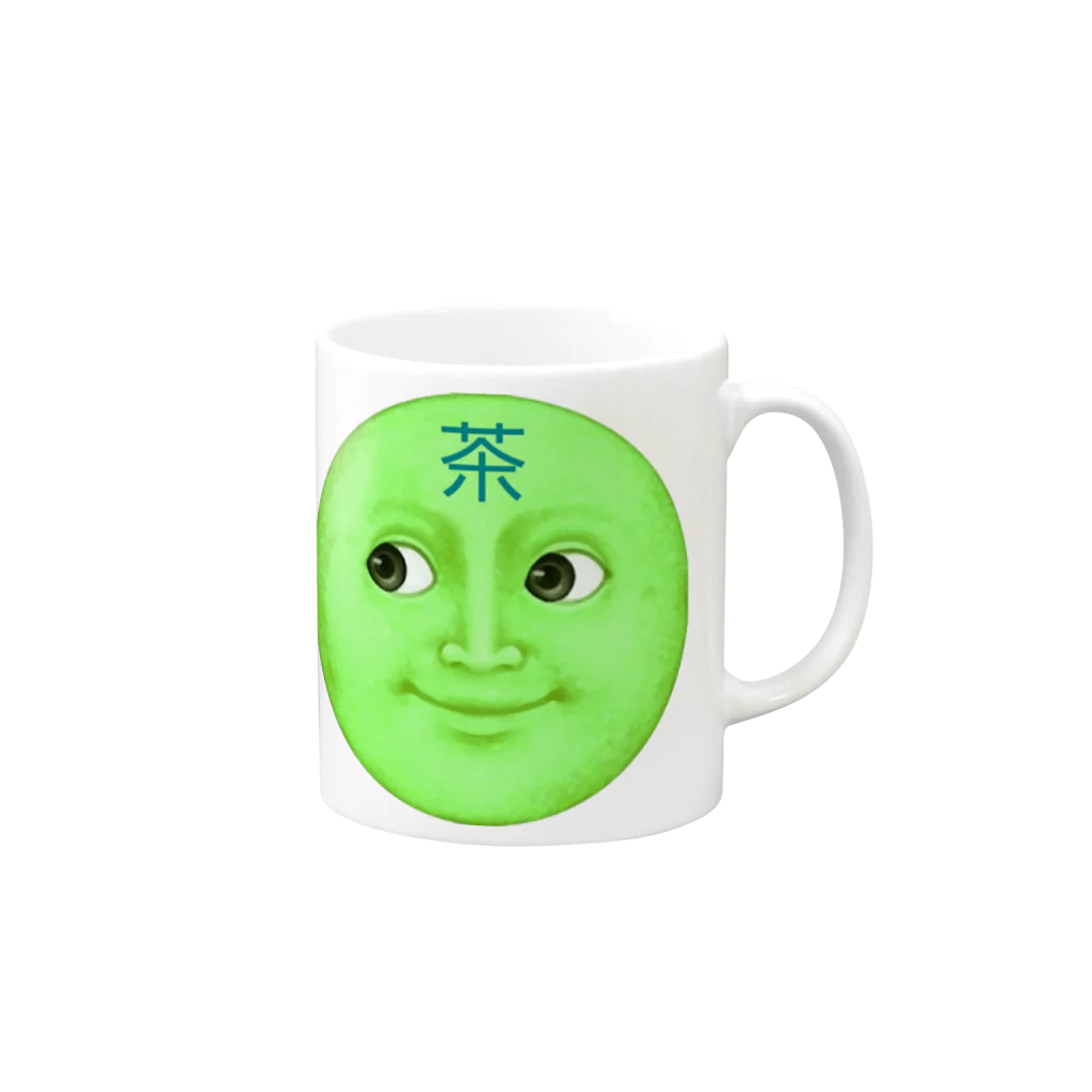 まつみ屋。のカテキン星人マグカップ Mug :right side of the handle