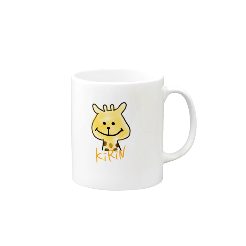 KIRIN 𓃱のKiRiNくん Mug :right side of the handle