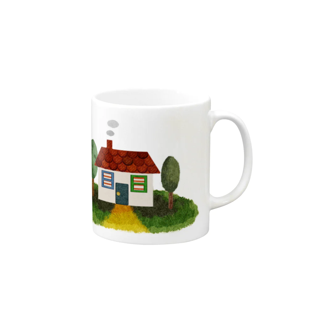 アンテンのくまさんマグカップ Mug :right side of the handle