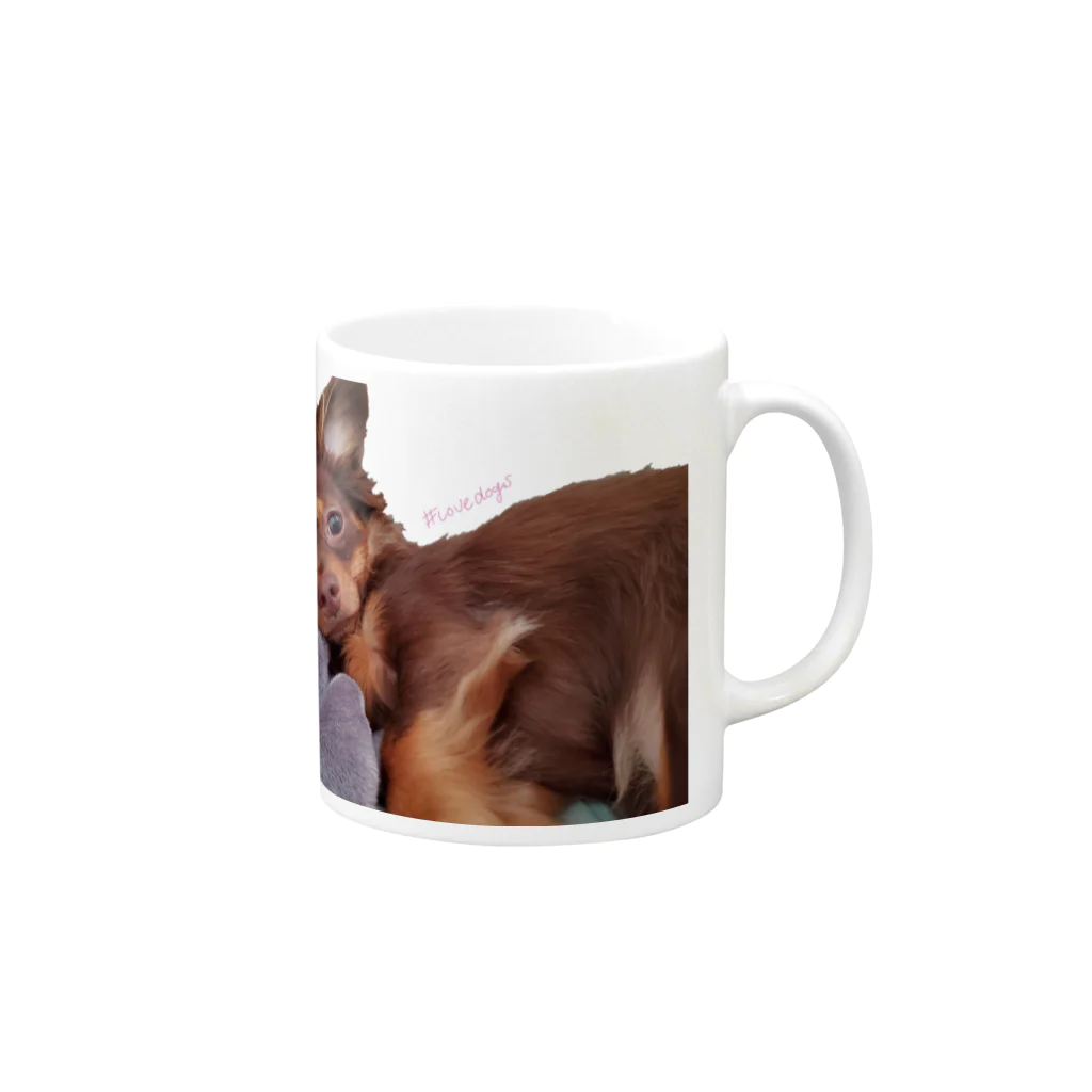 lovedogsの#Lovedogs Mug :right side of the handle