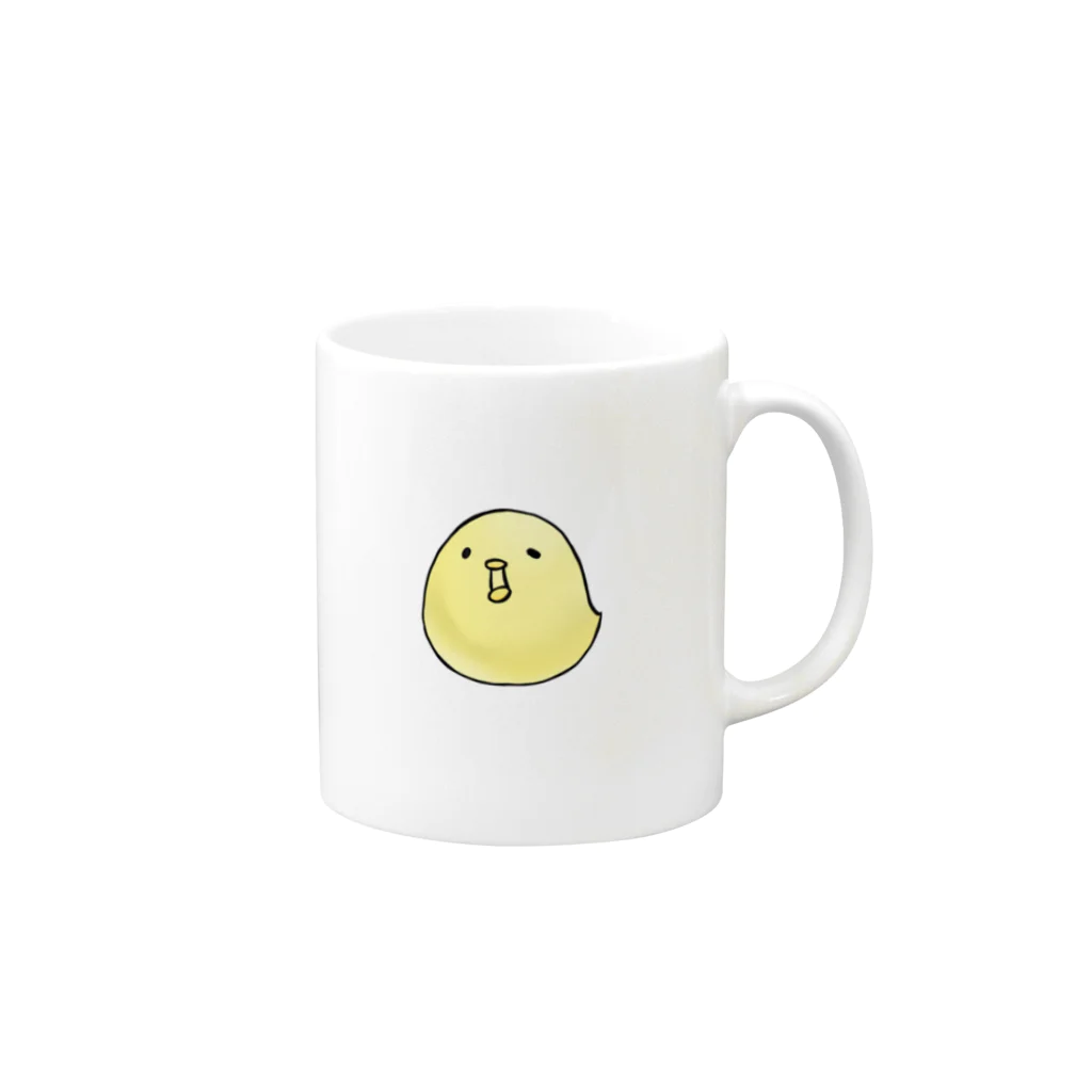 壱詠のぴよ Mug :right side of the handle