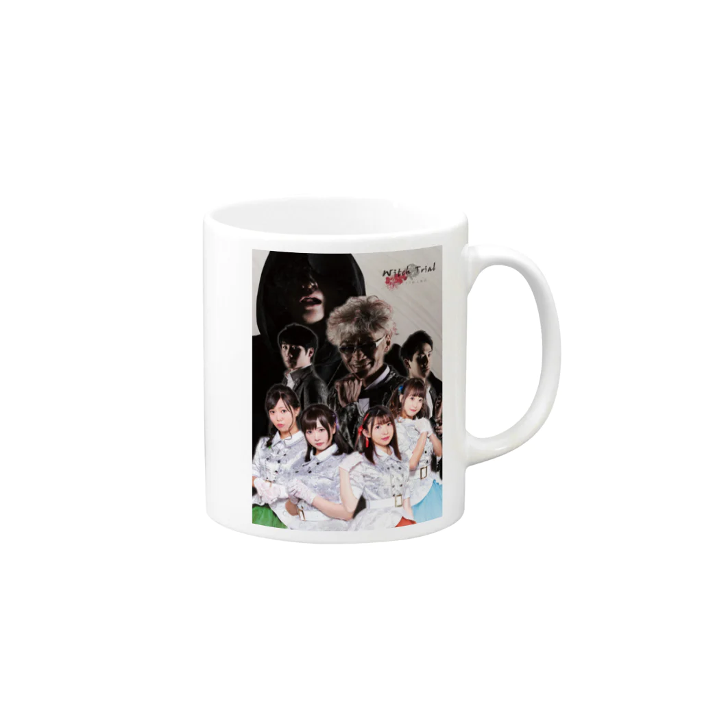 asobi_dramaticの『Witch Trial 卒業ライブ殺人事件』キービジュアル Mug :right side of the handle