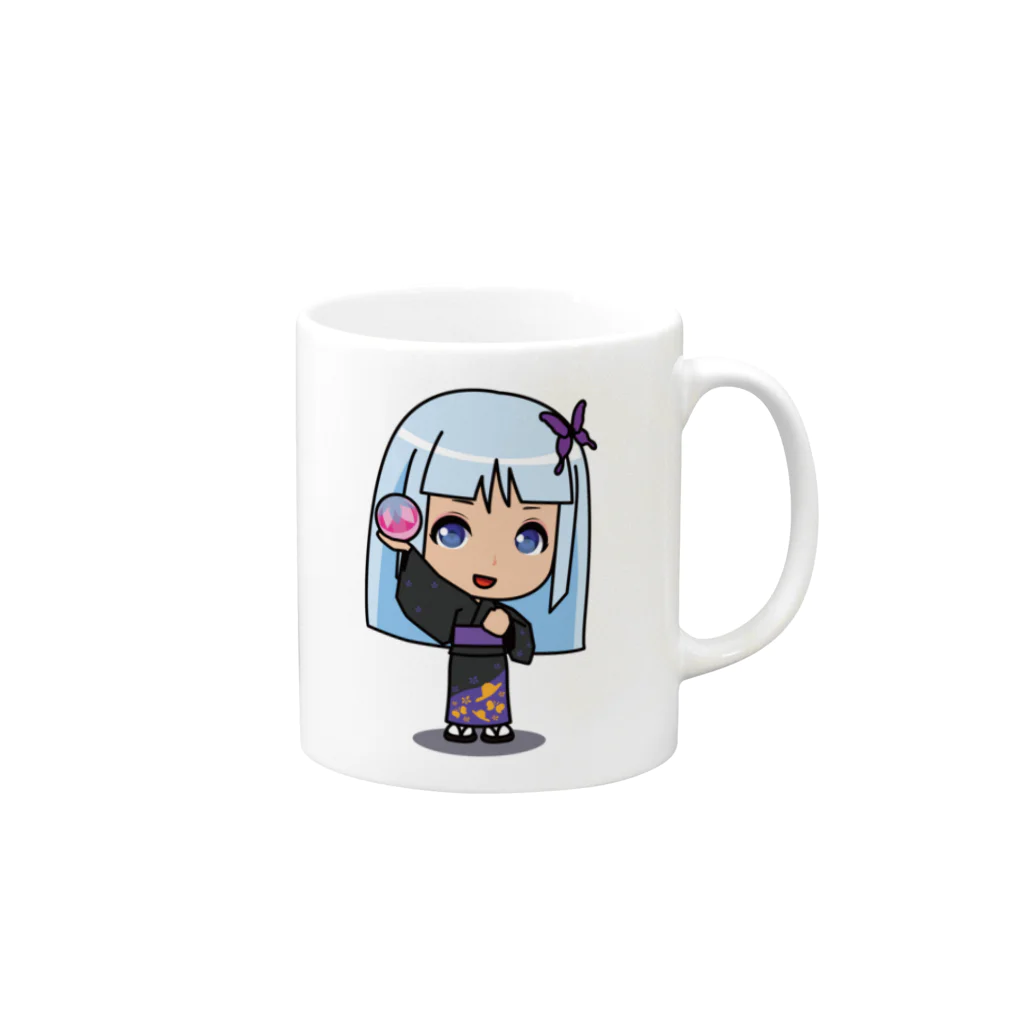 だいちゃん(∀)＠【だいちゃん.com】のだいちゃん.comひまりちゃんグッズ Mug :right side of the handle