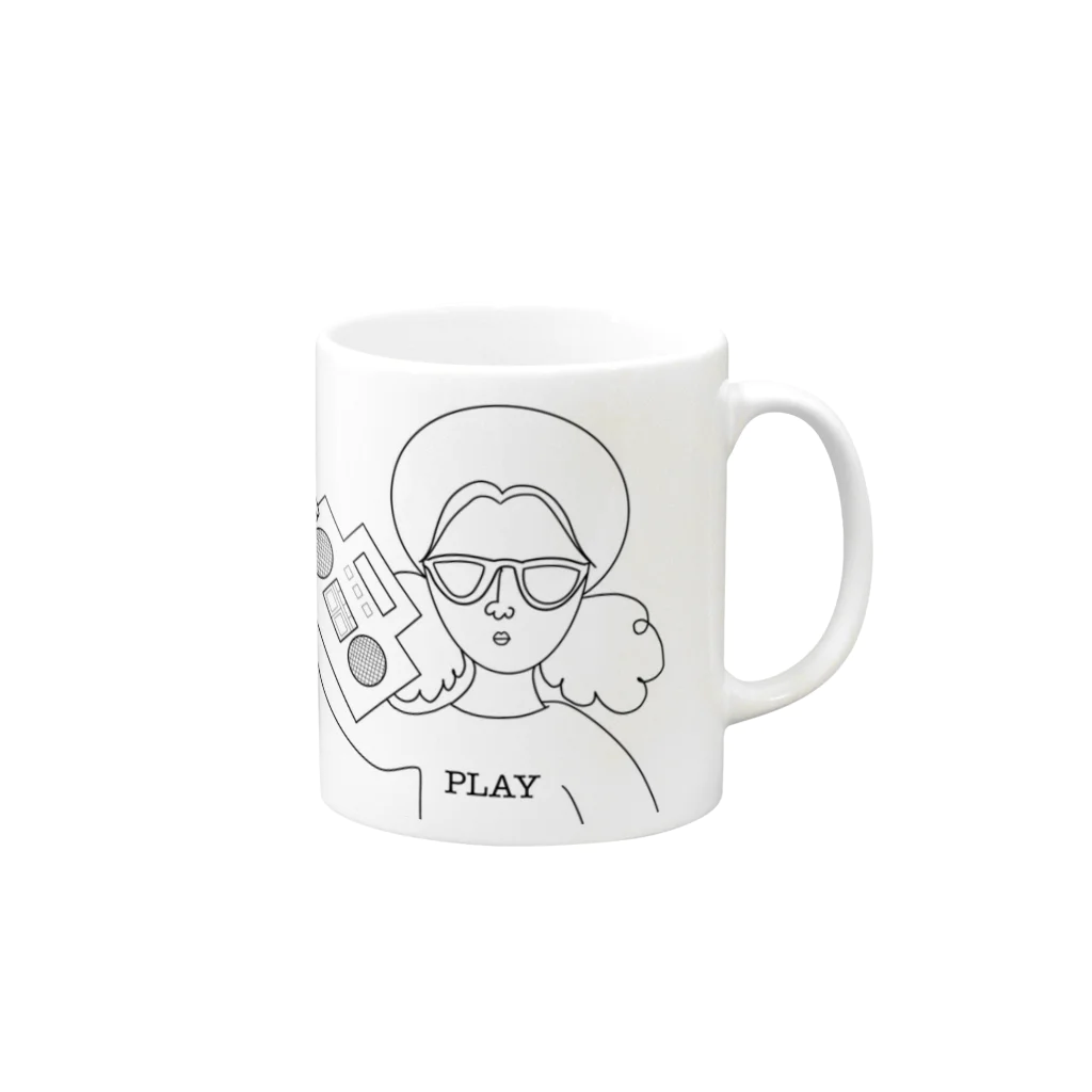 from AのミスターPlay Mug :right side of the handle