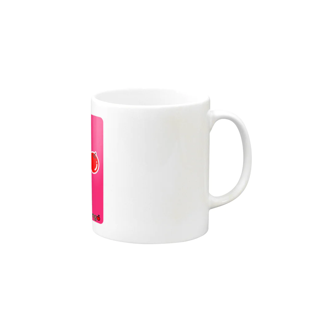 林檎ちゃんねるの林檎　ピンク Mug :right side of the handle