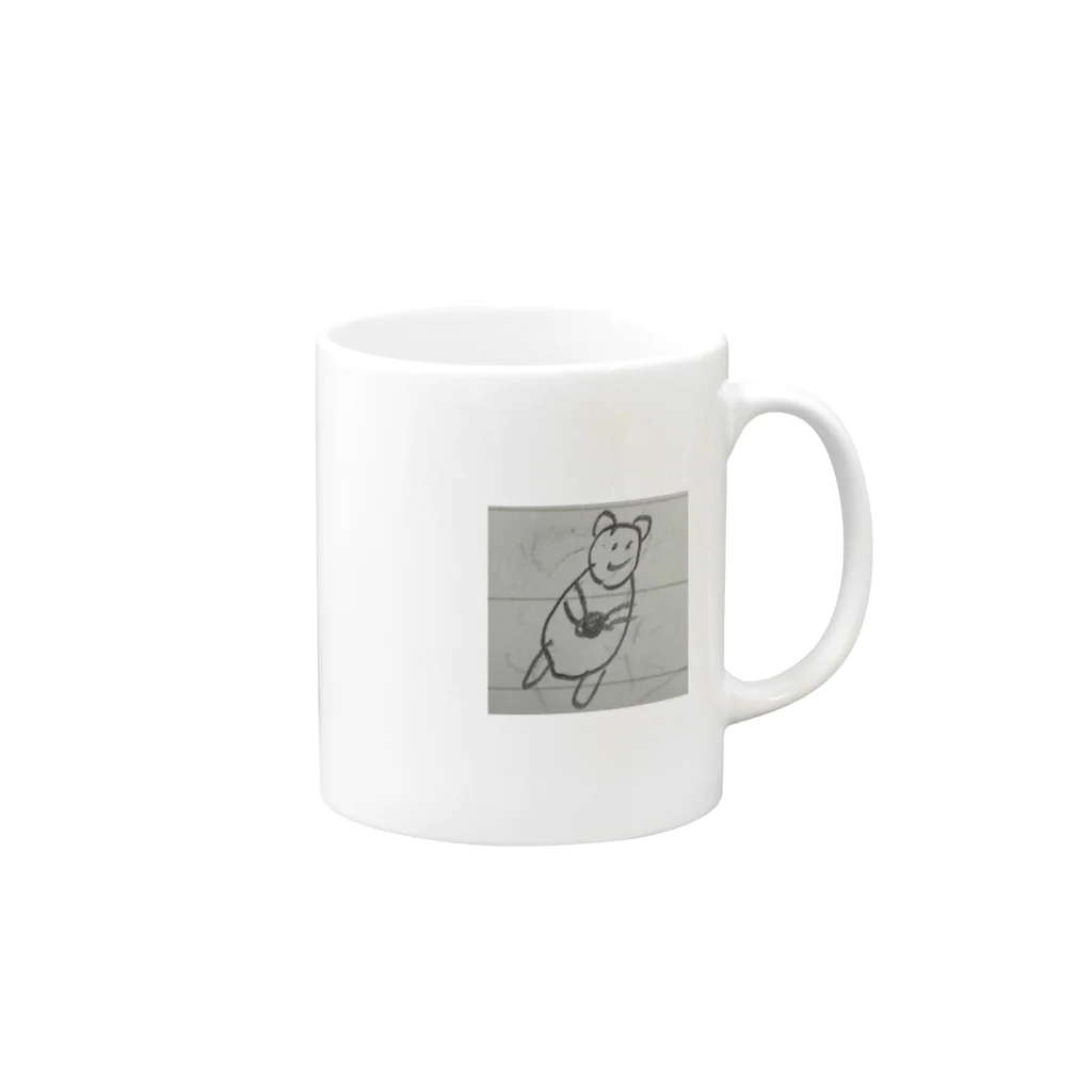 じゃがいもパークのラッコさん Mug :right side of the handle