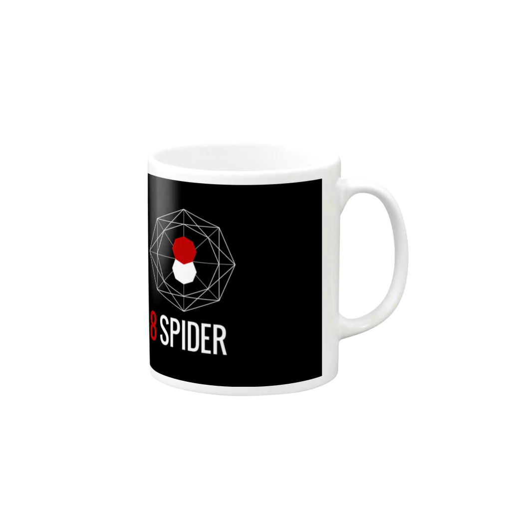 8SPIDER（エイトスパイダー）の8SPIDER（エイトスパイダー） Mug :right side of the handle