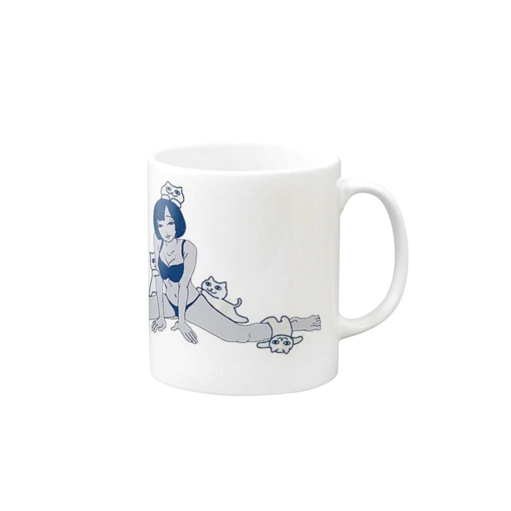 maxmearzのさんきゅーがーるず  セカンドシーズン Mug :right side of the handle