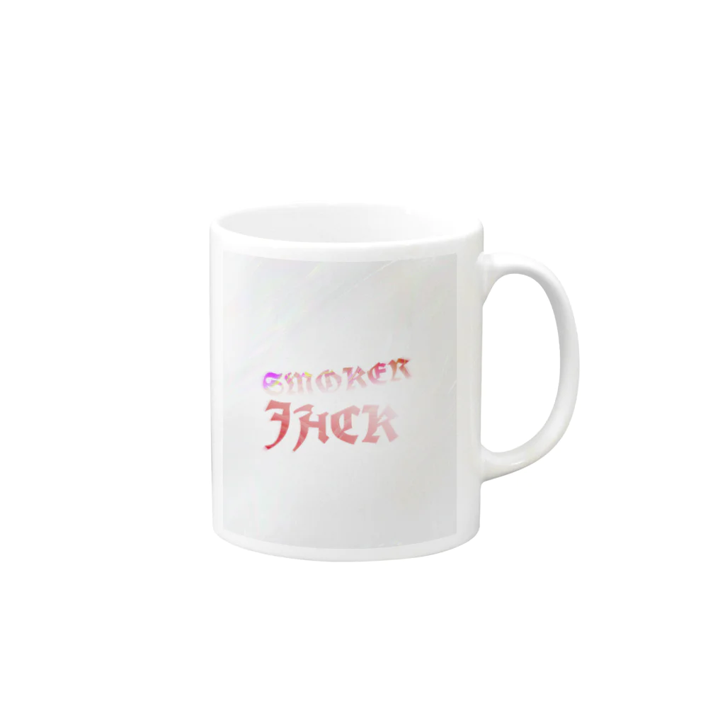 JACKSMOKERのSMOKERJACK Mug :right side of the handle