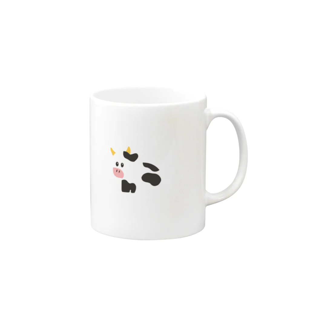 いなりの牛 Mug :right side of the handle